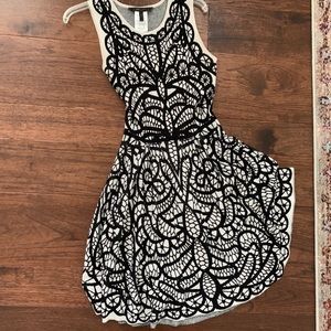 BCBG Printed Knit Dress